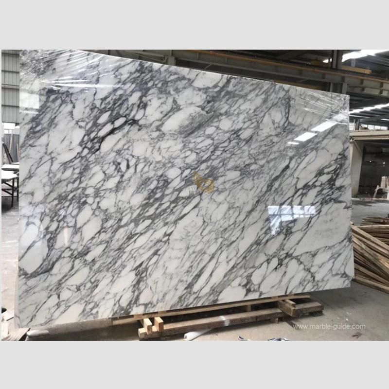 Polished Arabescato White Marble for Bathroom Decor/Flooring/Staircase/Wall