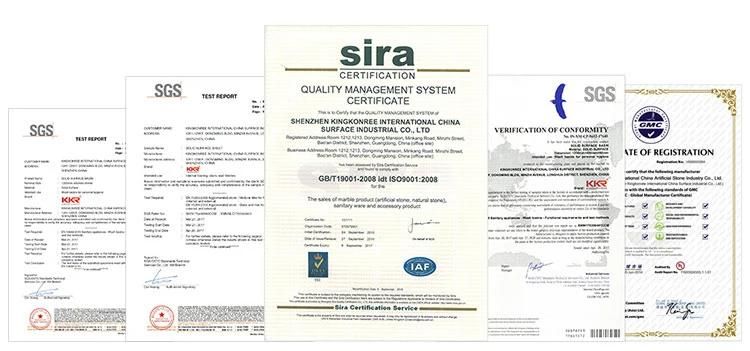 Manufacturer Koreans White Acrylic Solid Surface Raw Material Sheets