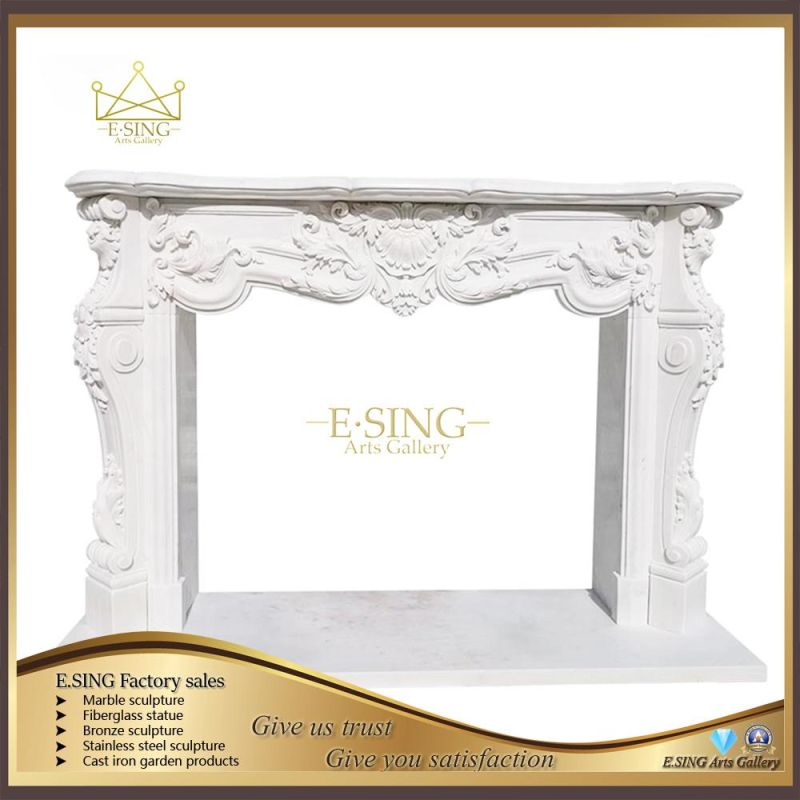 Competitive Natural Stone Marble Fireplace with Direct Factory and Good Price