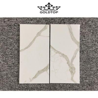 Factory Wholesale Artificial Stone Polished/Honed Surface Kitchen/Bathroom Countertop Calacatta Venato Quartz for Home
