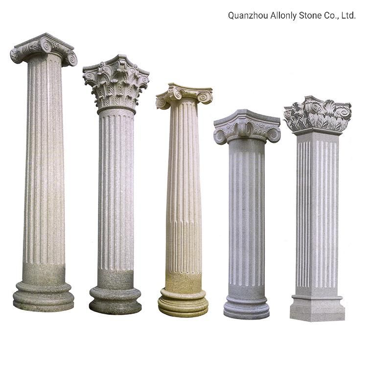 Interior Design Pillars Stone Column Cap and Base