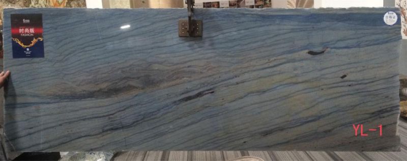 Grand Blue Marble Slabs for Interior Flooring Wall Decoration