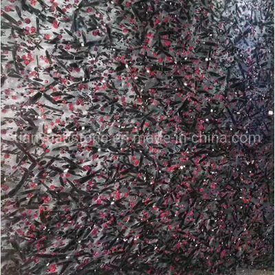 Italy Black Night Rose Granite Wall Stone Tile