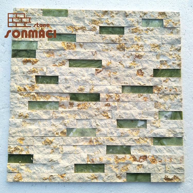 Wholesale Golden Natural Slate Stone Veneer Sheet