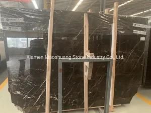 Polished Port Laurent Black Gold Marble