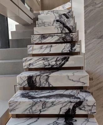 Turkey White Marble Milas Lilac Marble Stair