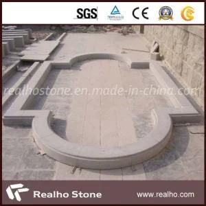 Black/Grey/Yellow Machine Cut Granite Curbstone for Sales