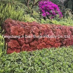 Burgundy Volcanic Garden Stone Dry Lava Stone for Landscaping