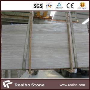 Silk Georgette/Haisa Light/Chenille White Wooden Marble Slab