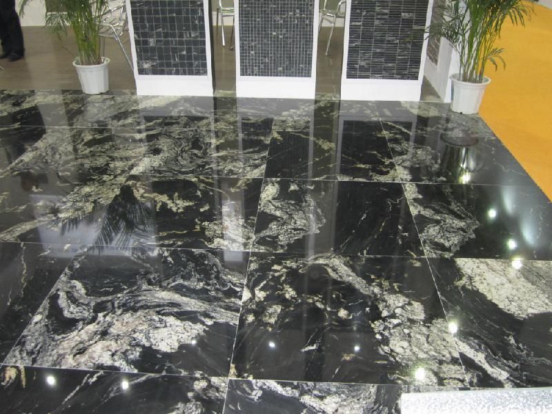 China Cosmic Black Granite Solid Worktops Kitchen Stone Slabs/Tile/Panel/Plate