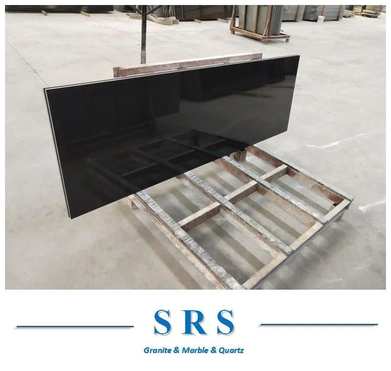 Absolute Black Shanxi Black Granite for Paving, Tombstone, Countertop, Garden