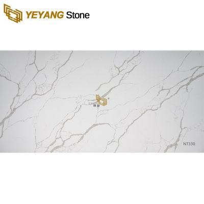 Solid Surface Sheet Artificial Quartz Stone for Kitchen/Bathroom/Countertop/Island/Table