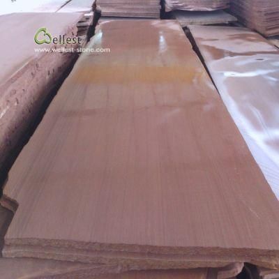 Sy164 Rosso Wood Sandstone Flooring Tile Panel