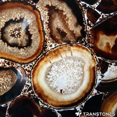 Backlit Onyx Wall Panel Natural Agate Stone for Luxury Home Decor Agate Wall