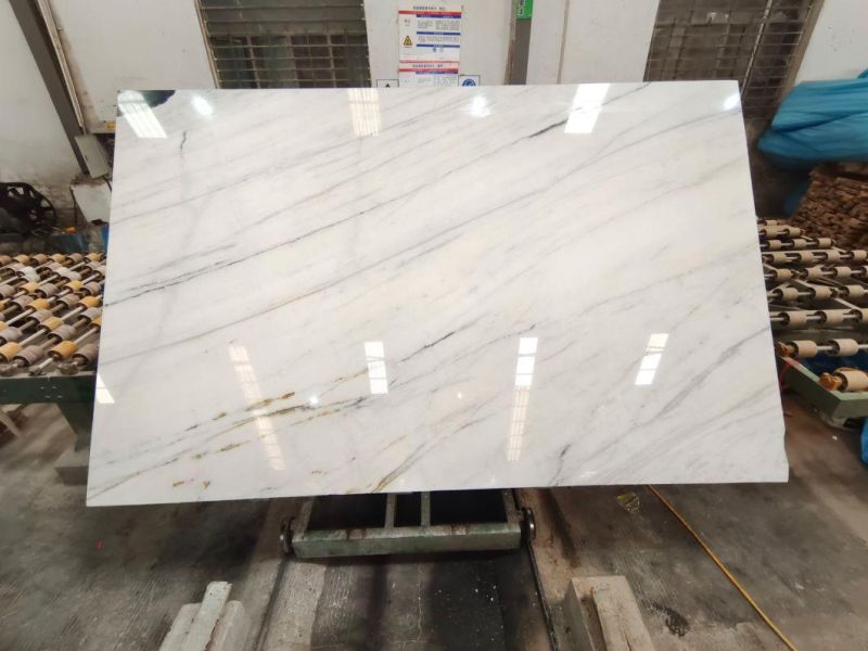 Popular Natural Diao White Marble Slab and Tile for Hotel Wall Floor Decorate