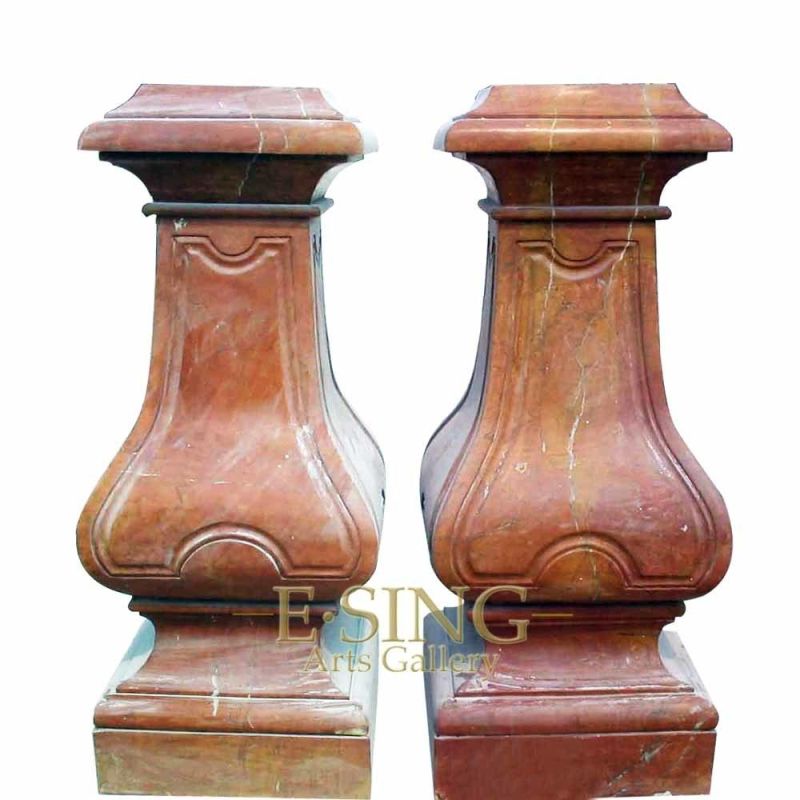 Indoor Decorative Columns Mix Color Marble Small Pedestal