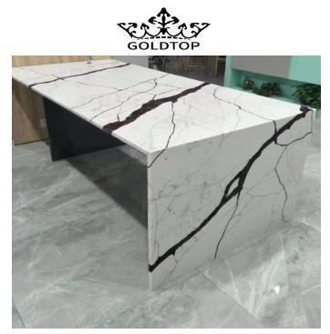 Expert New York Polished Calacatta Stone Slabs Artificial Quartz for Kitchen Table Tops Countertop