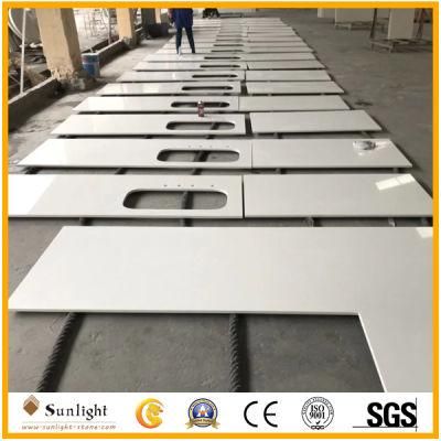 Super Pure White Color Good Quality Quartz Stone Quartz Countertop