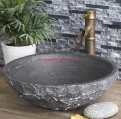 Blue Limestone Washing Stone Sink Washing Bowl Basin for bathroom Kitchen