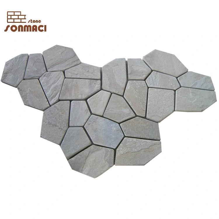House Decoration Beige Slate Flooring Stone Tiles for Sale