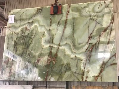Ancient Green Onxy Slab for Wall Tile