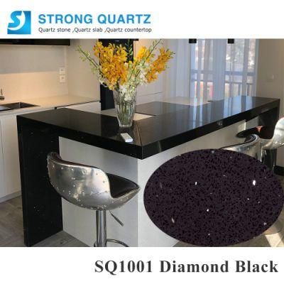 Sparkling White Quartz Countertop with Mirror Flecks Engineered Stone