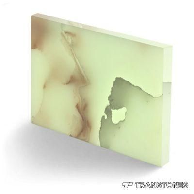 Artificial Alabaster Stone Sheets Translucent Stone Slabs