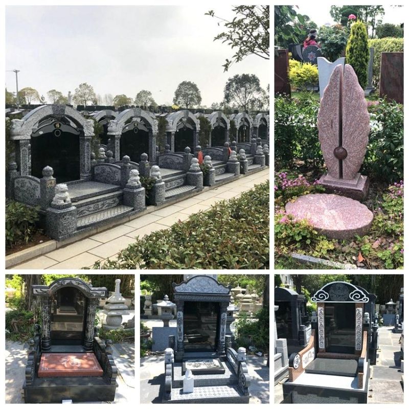 Chineses Style Monument Dragon Carving Headstone