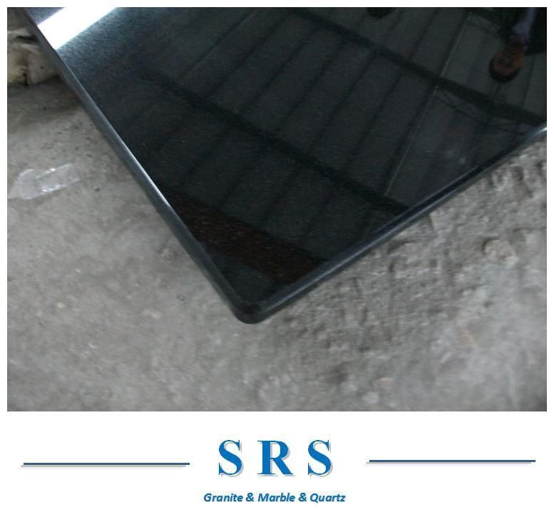 Chinese Absolute Black Granite in Slabs / Cut-to-Size Tiles/ Countertop