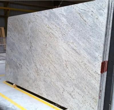Kashmir White Granite Indian White/Gold Stone for Countertops/Tiles/Wall Cladding/Facade Stone/Columns