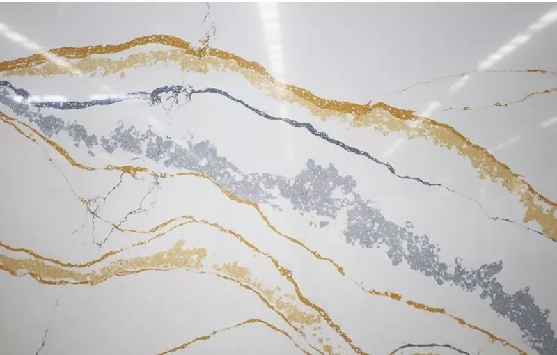 Calacatta Quartz for Kitchen Countertops Slabs