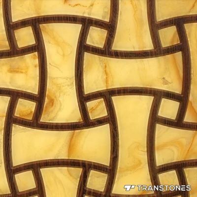 Yellow Onyx Stone Faux Alabaster Acrylic Sheet for Home Decors