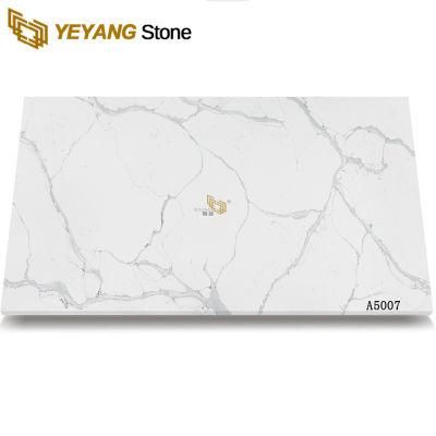 White Quartz Stone Slabs Tiles Artificial Quartz Stone for Wall/Decorations