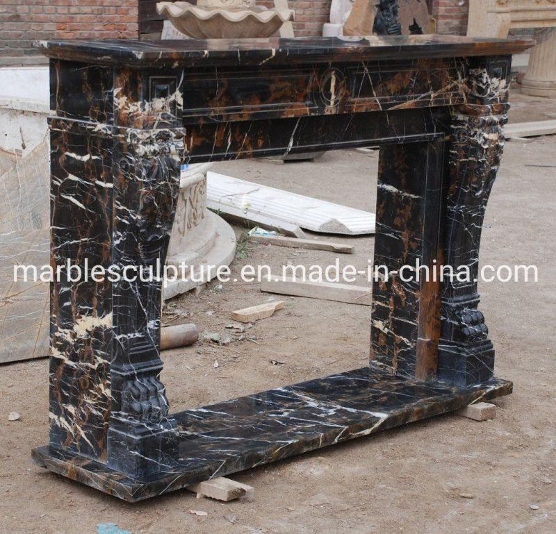 Simple Style Natural Stone Marble Fireplace for Sale (SYMF-155)