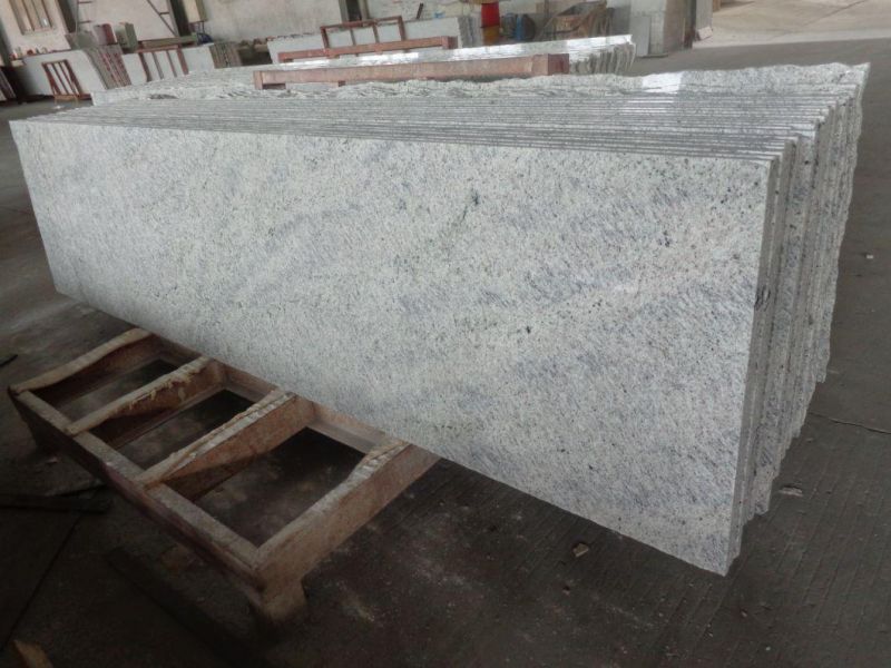 New Kashimir White Granite Natural Grey Granite Half Slabs Cut-to-Size Tile Worktops