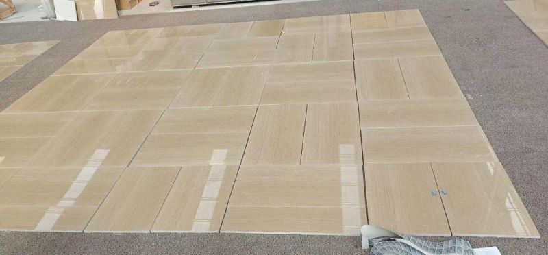 Wooden Texture Natural Beige Marble Italy Serpenggiante