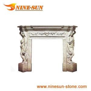 Stone Sculpture Mantle &amp; Stone Sculpture Mantel (YXFP-021)