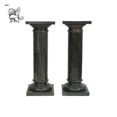 Factory Carving Architectural Polished Marble Round Solid Column Mcy-71