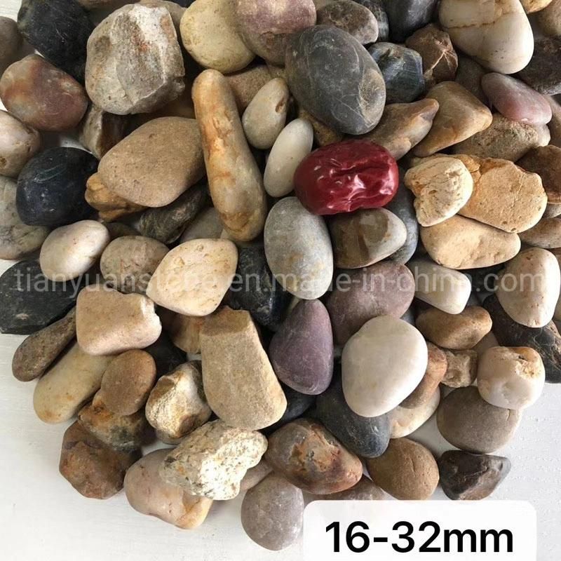 Garden Decoration Polished White River Pebble Stone