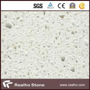 Sparking White Artificial Quartz Stone for Kitchen Countertops