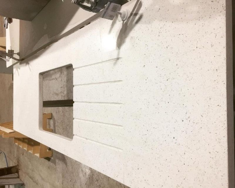White Galaxy Quartz Countertop for Kitchen/Bathroom