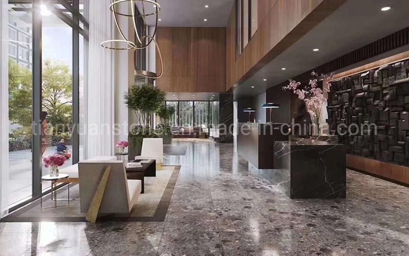 Natural Macchiato Grey Marble for Bathroom Floor and Wall Decoration
