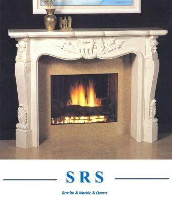 The Marble and Granite Fireplace Carving Nature Stone Fireplace