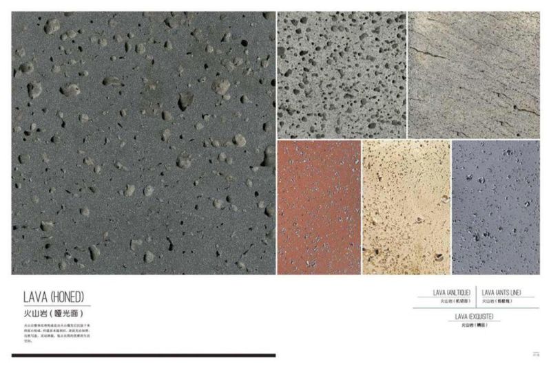 Cheap Price Hainan Big Hole Lava Stone Andesite Stone Variolitic Basalt