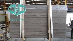 Athens Grey/White/Brown Wooden Stone Marble Slabs Floor Tiles for Kitchen/Countertop/Bathroom