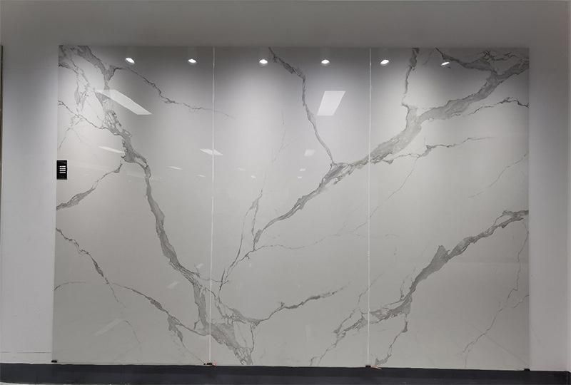Grey/White/Black/Red/Brown/Green/Golden/Yellow/Polished Artificial Marble Wall Slate Cladding Costumized Slab Quartz for Wall Panel Sintered
