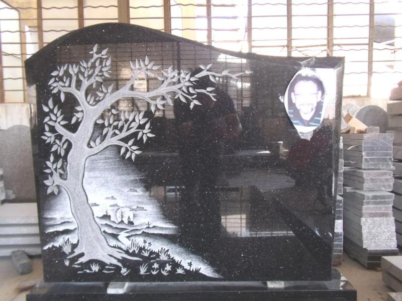 Customized Tombstones and Monuments Tree Designs Marble Granite Headstone
