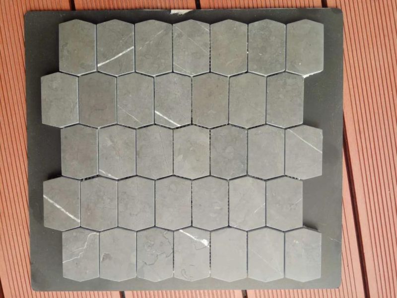 Popular and Cheap Marble Material Mosaic Tile Used for Floorings and Walls