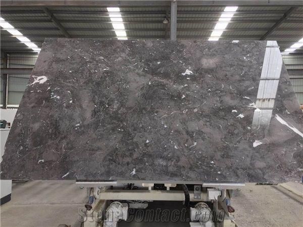 Popular Natural Grigio Tundra Grey Marble Slab and Tile for Hotel Wall Floor Decorate