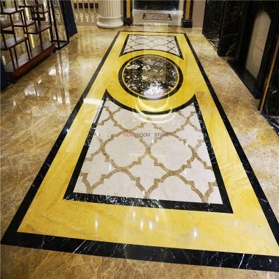 Chinese Marble Decoration Material Water Jet Tile Paving Slab